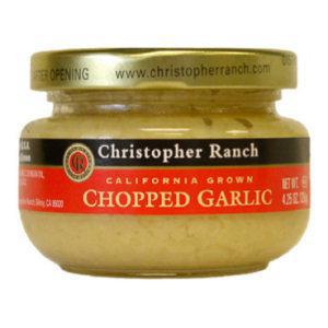 CHRISTOPHER RANCH CHOPPED GARLIC 4.25OZ