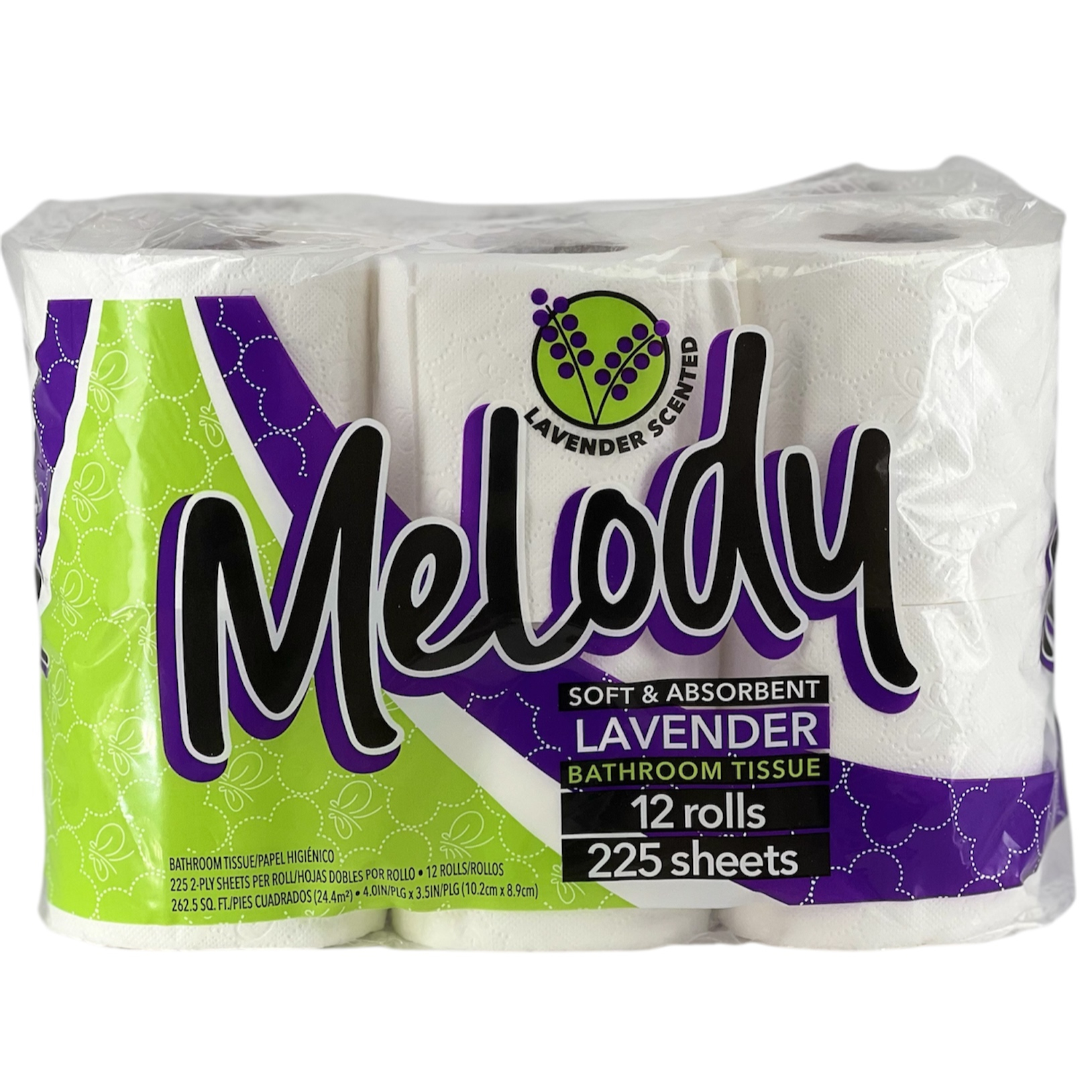 MELODY BATH TISSUE LAVENDER
