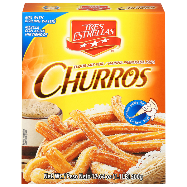 TRES ESTRELLAS CHURROS FLOUR MIX 17.64OZ