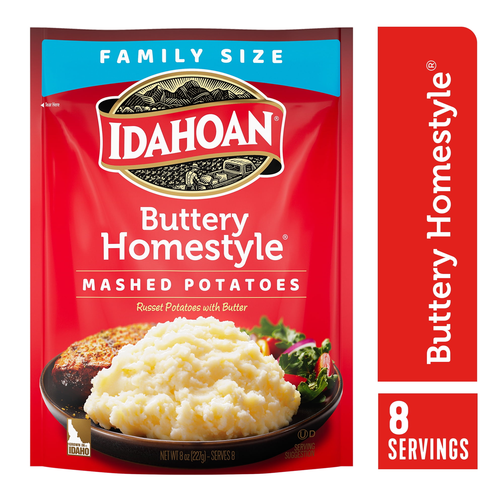 IDAHOAN FAMILY SIZE MASHED POTATOES 8OZ