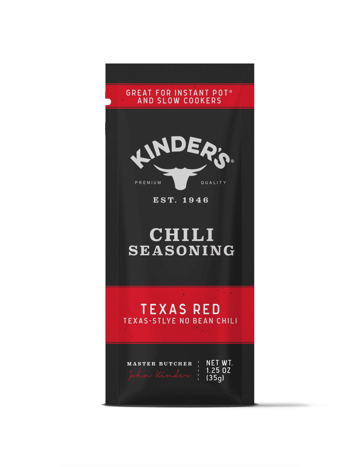 KINDERS SEASONING CHILI TEXAS RED 1.25OZ