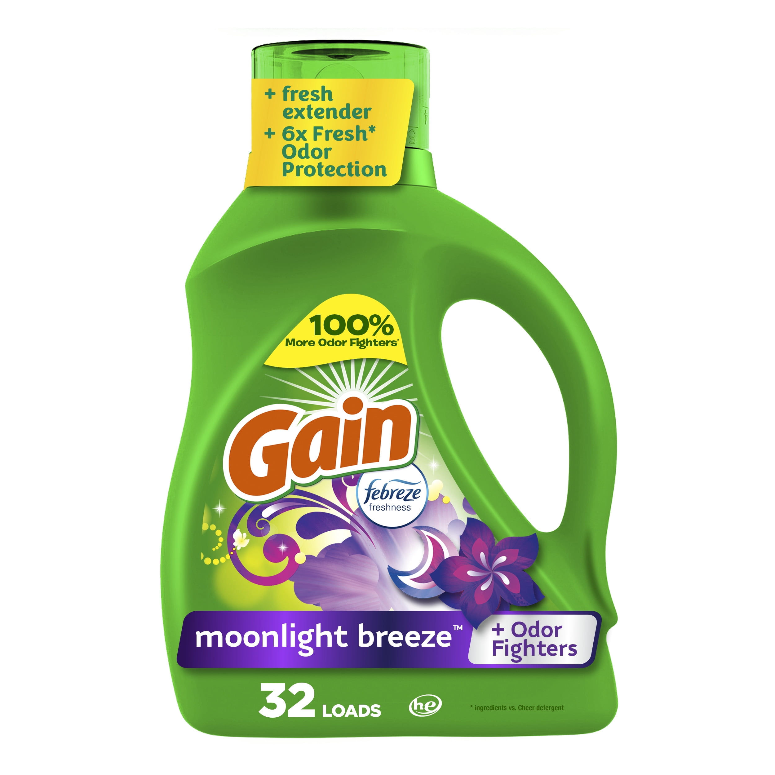 GAIN LAUNDRY DETERGENT MOONLIGHT BREEZE 46OZ