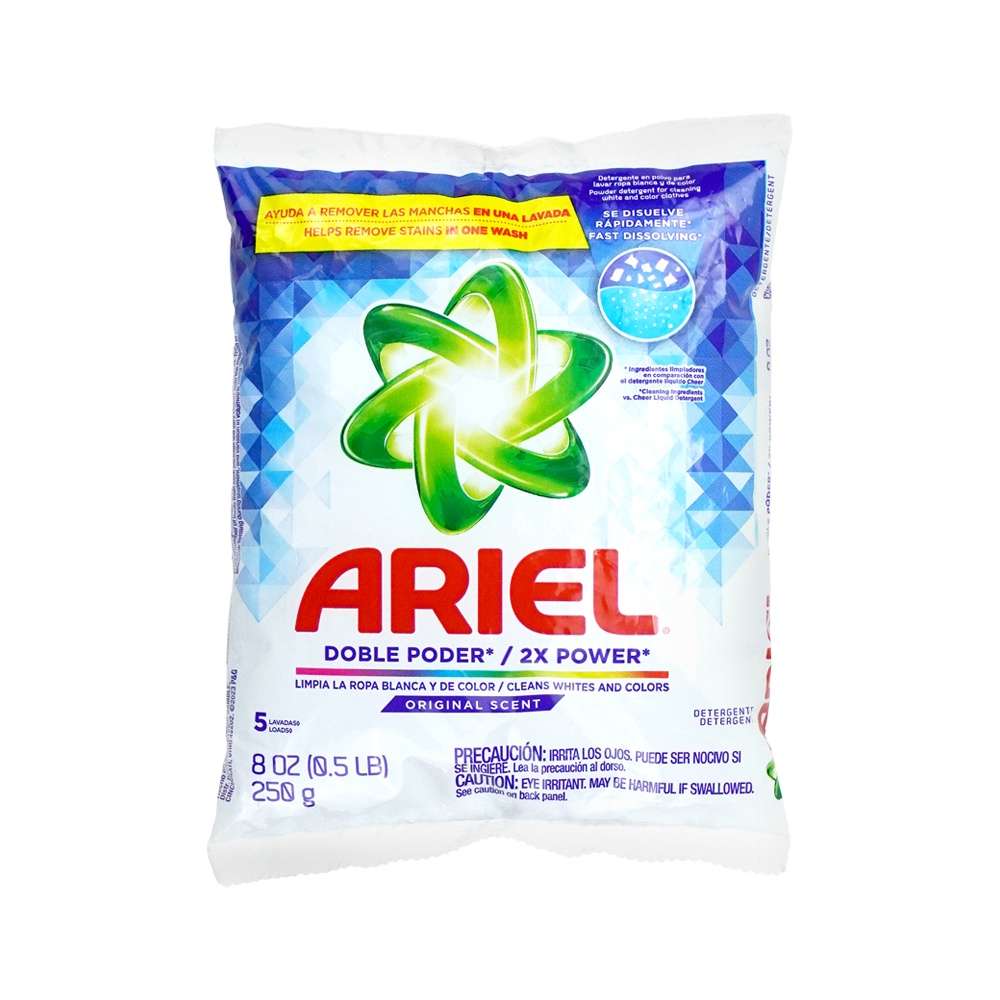 ARIEL DETERGENT POWDER 8OZ