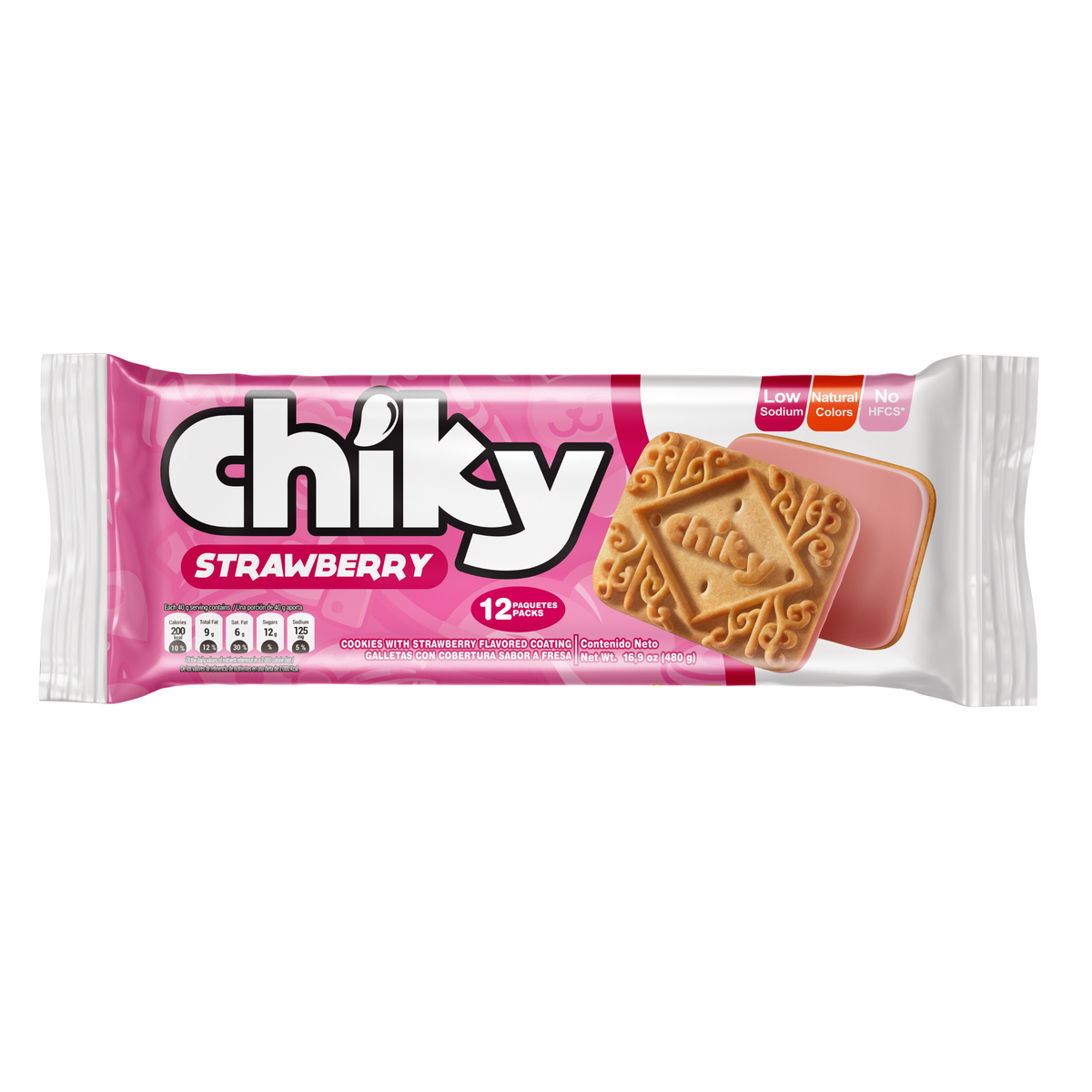 CHIKY STRAWBERRY COOKIES 12P