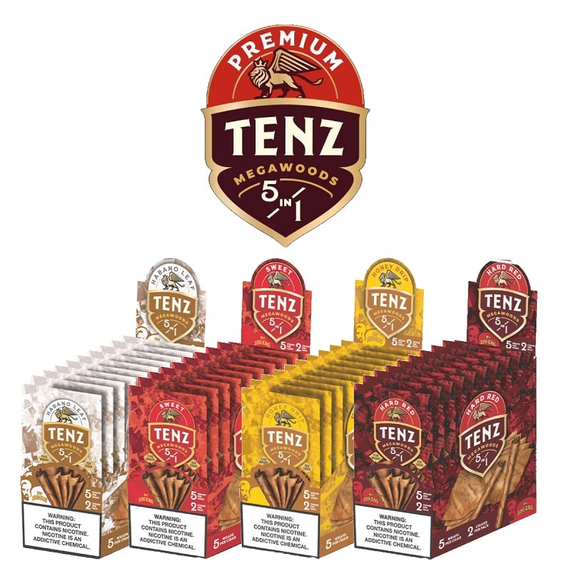 ZIG ZAG HARD RED TENZ MEGA WOODS 5 IN 1
