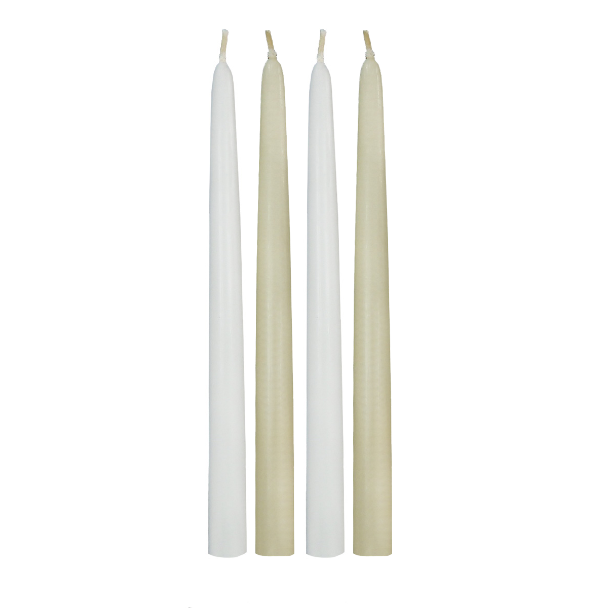 GENERAL WAX & CANDLE TAPER CANDLE WHITE