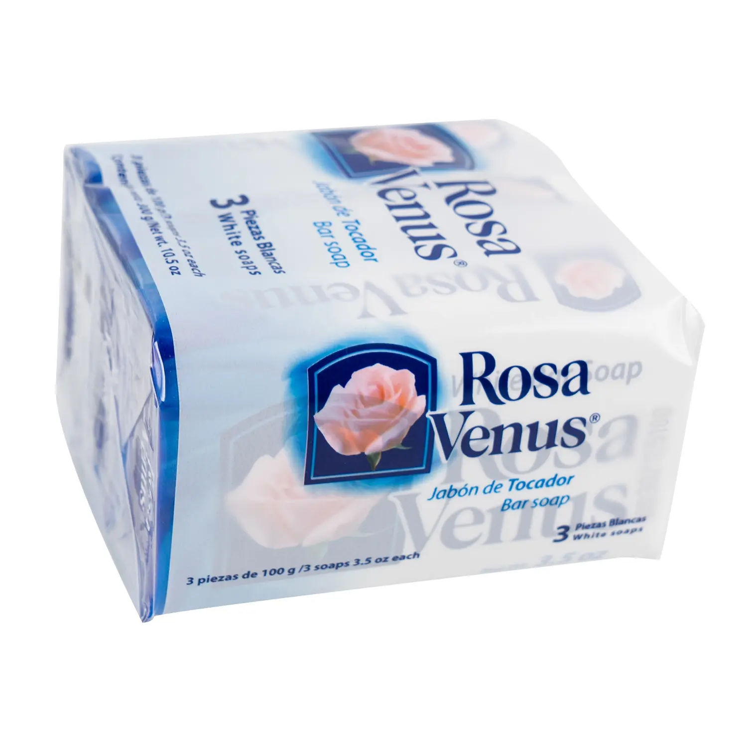 ROSA VENUS WHITE BAR SOAP 3.5OZ 3P