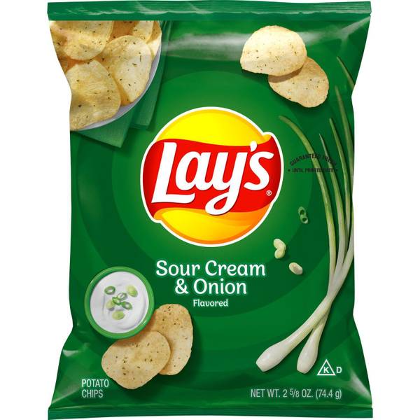 LAYS SOUR CREAM & ONION 2.625OZ