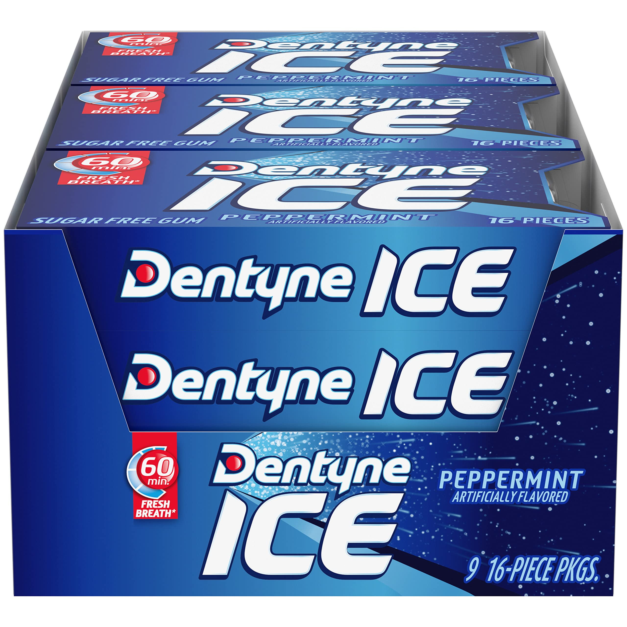 DENTYNE ICE GUM PEPPERMINT 16P