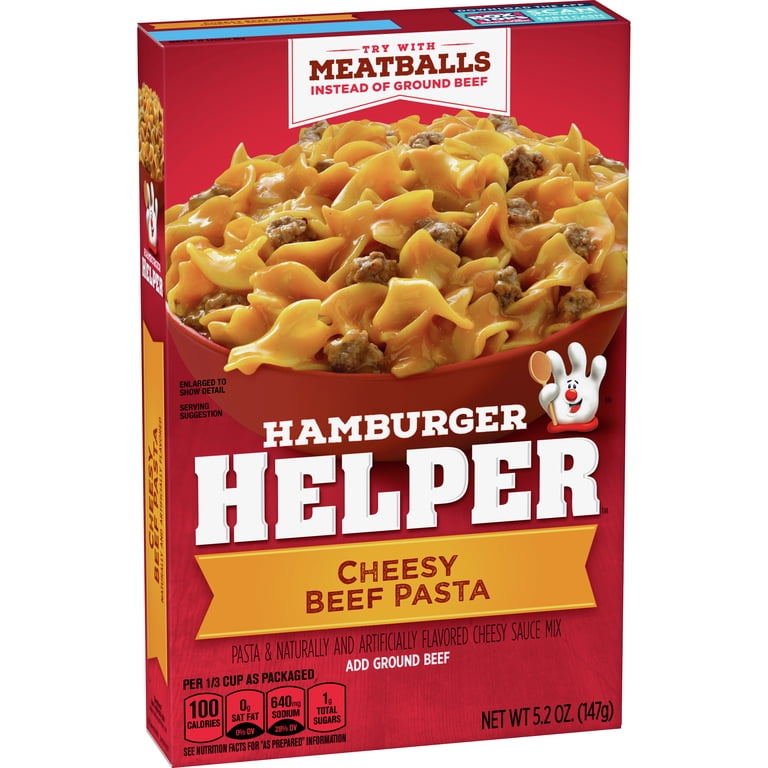 HAMBURGER HELPER CHEESY BEEF PASTA 5.2OZ