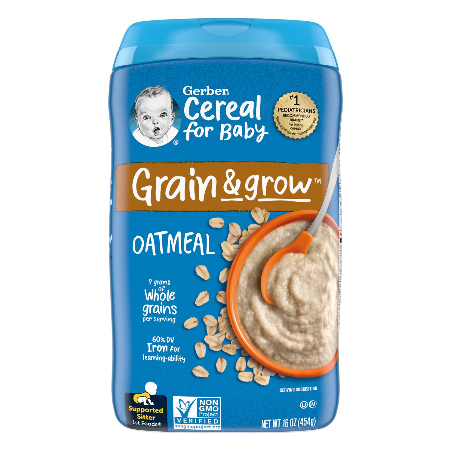 GERBER CEREAL FOR BABY OATMEAL 16OZ