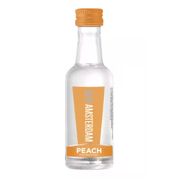 NEW AMSTERDAM VODKA PEACH 50ML