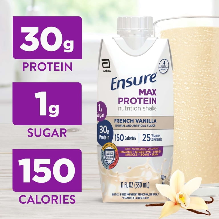 ENSURE MAX PROTEIN FRENCH VANILLA 4P