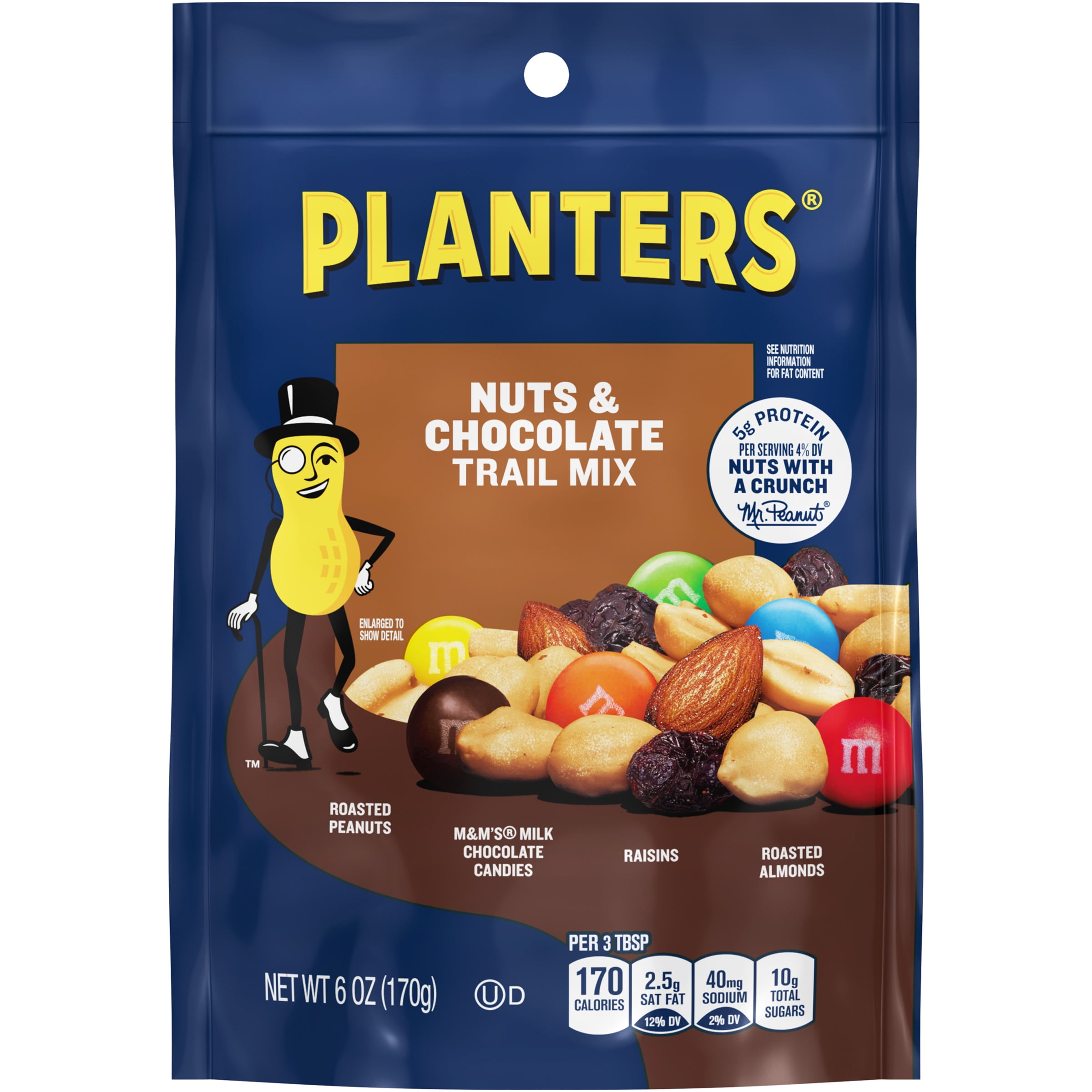 PLANTERS TRAIL MIX NUTS & CHOCOLATE 6OZ
