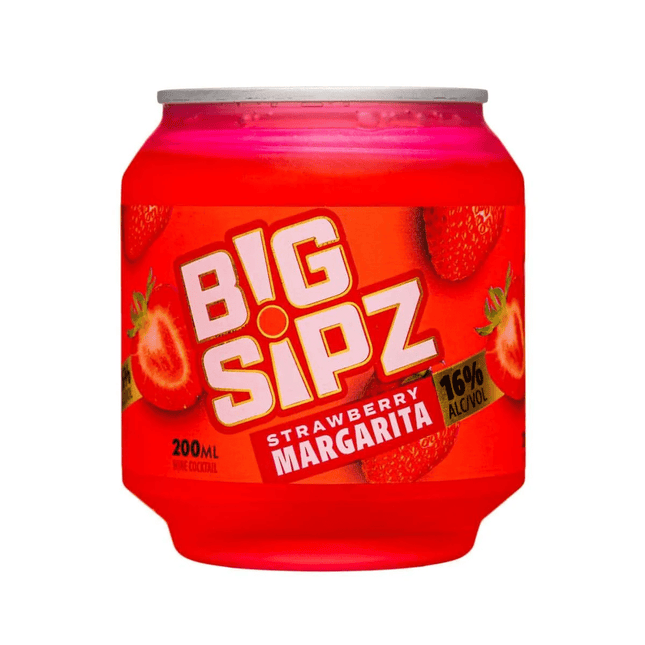 BIG SIPEZ STRAWBERRY MARGARITA 200ML