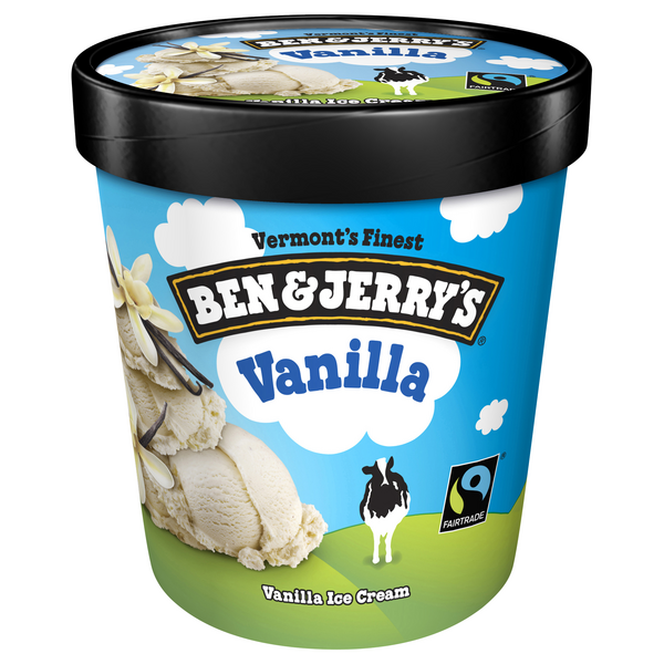 BEN & JERRYS VANILLA 1PINT