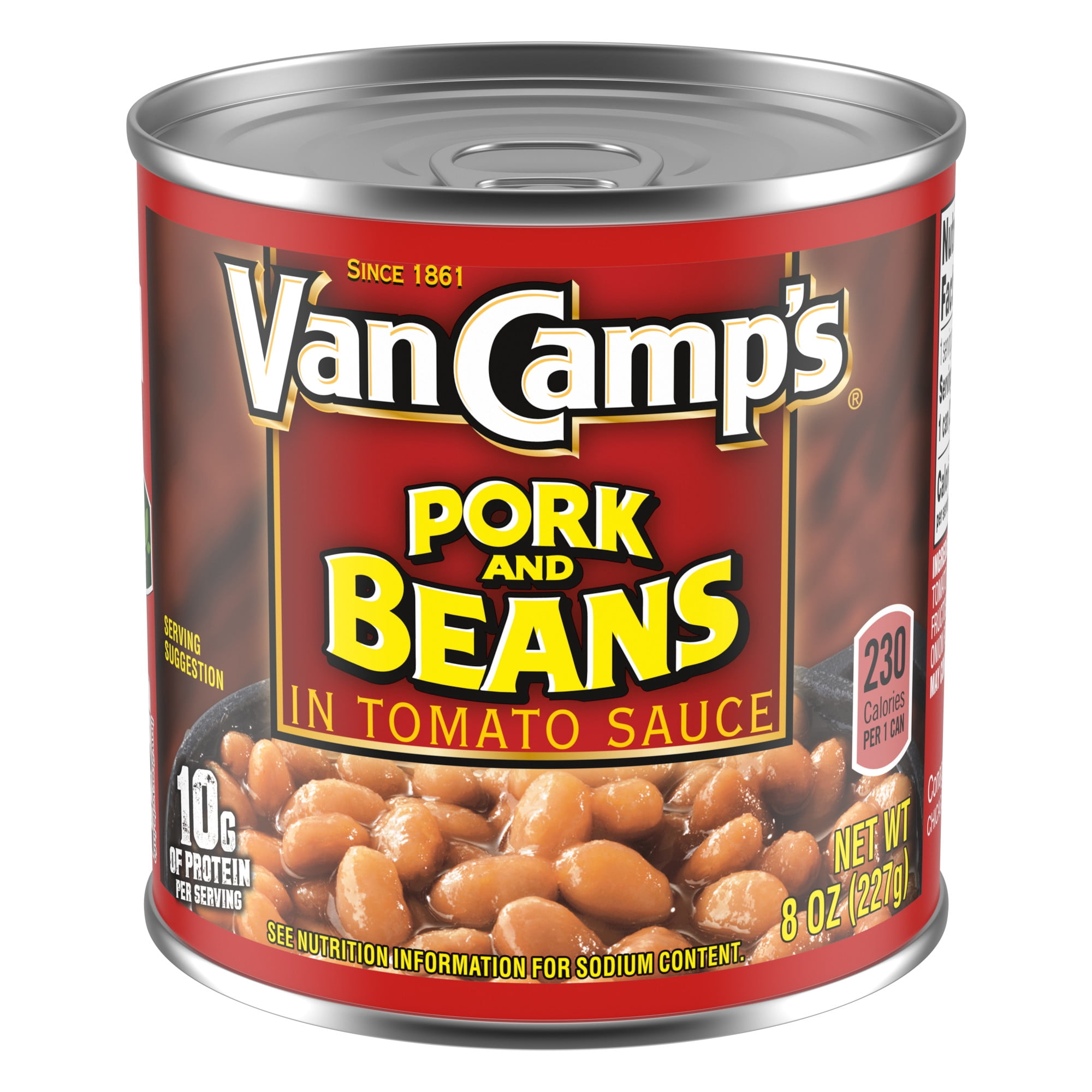 VAN CAMPS PORK AND BEANS 8OZ