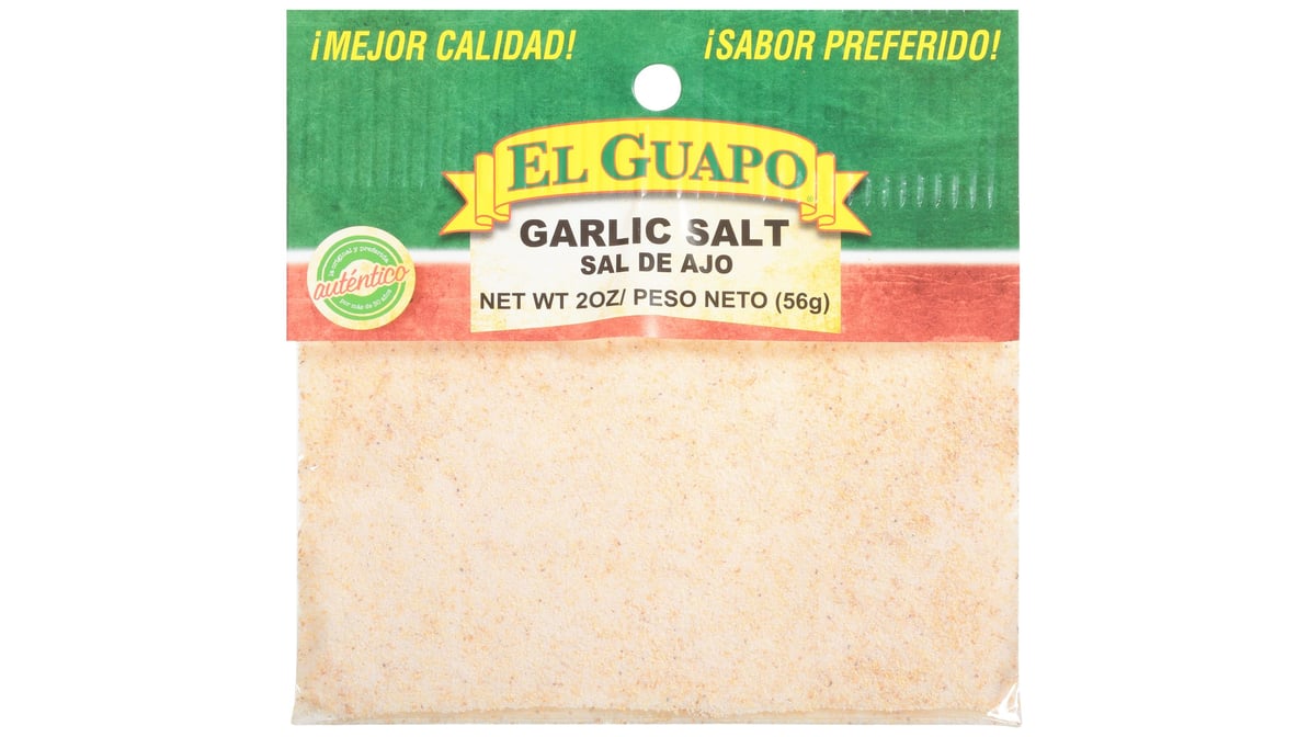 EL MEXICANO GARLIC SALT 2OZ