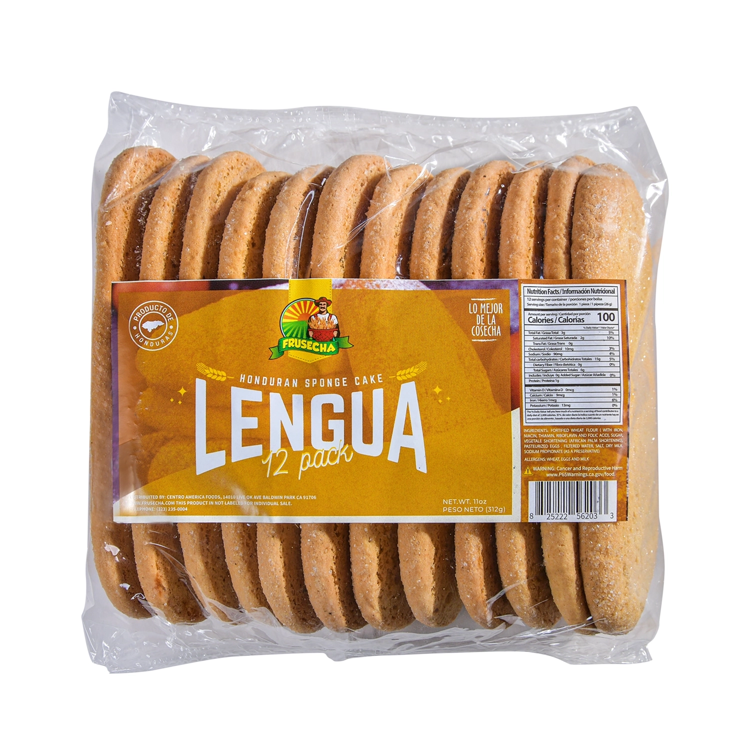 FRUSECHA LENGUA COOKIES 11OZ