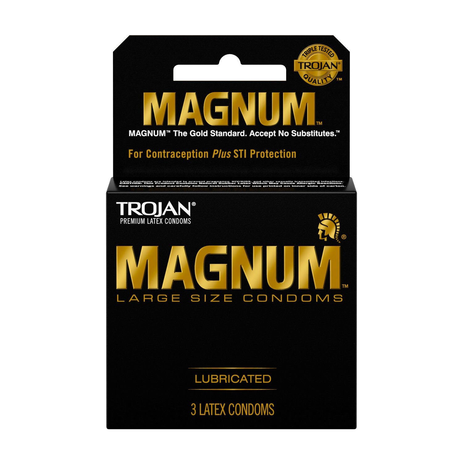 TROJAN CONDOMS MAGNUM 3P