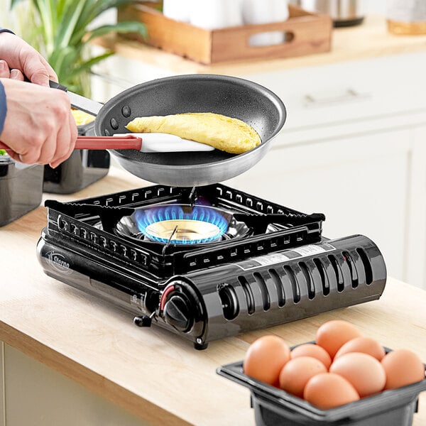 STOVE PORTABLE GAS BLACK