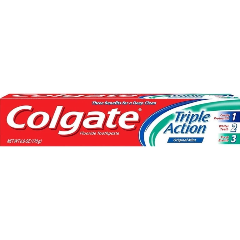 COLGATE TOOTHPASTE TRIPLE ACTION 6OZ