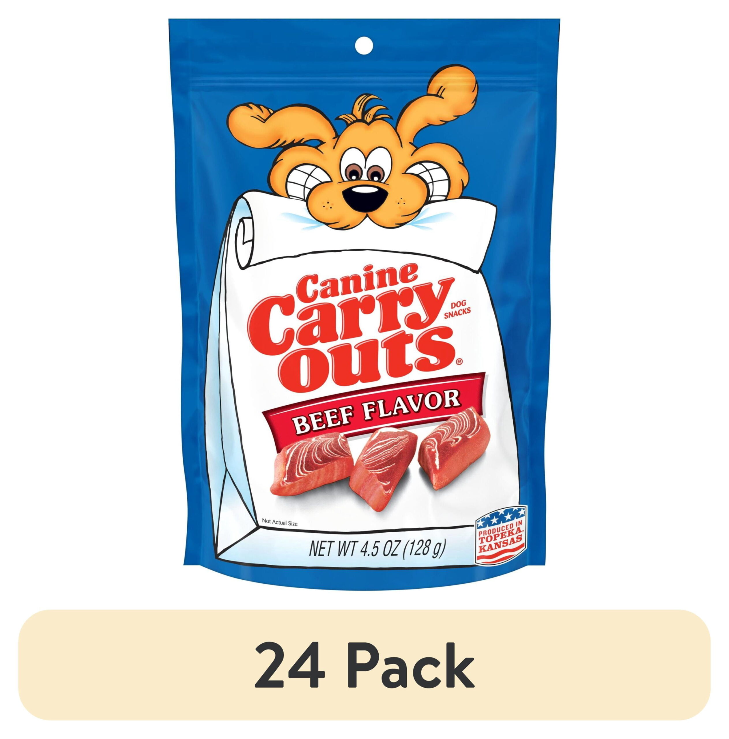 CANINE CARRY OUTS BEEF FLAVOR