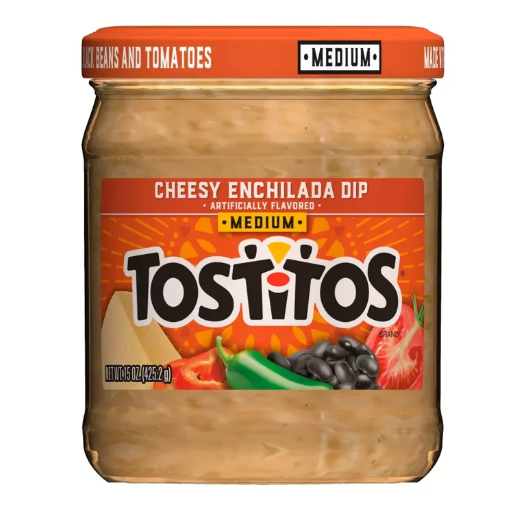 TOSTITOS DIP CHEESY ENCHILADA MEDIUM 15OZ