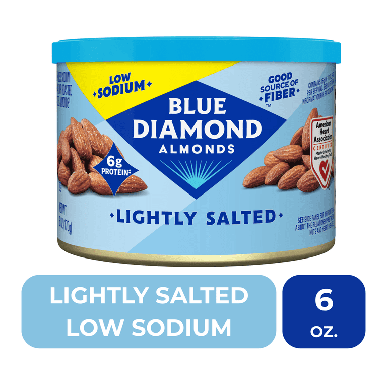 BLUE DIAMOND ALMONDS LIGHTLY SALTED 6OZ