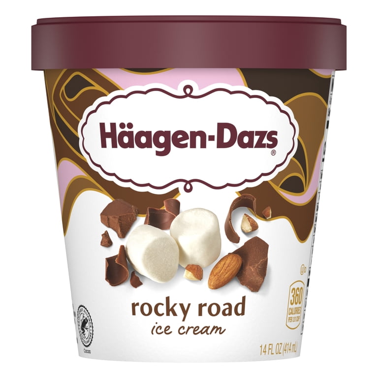 HAAGEN DAZS ROCKY ROAD 14OZ