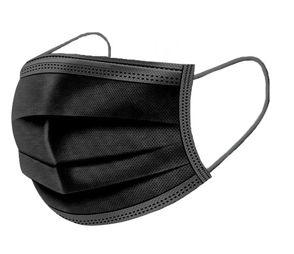 BISOU FACE MASKS BLACK 50P