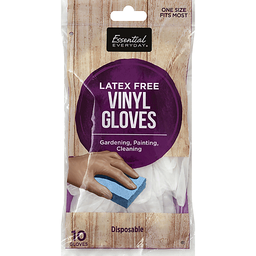 ESSENTIAL EVERYDAY VINYL GLOVES 10P