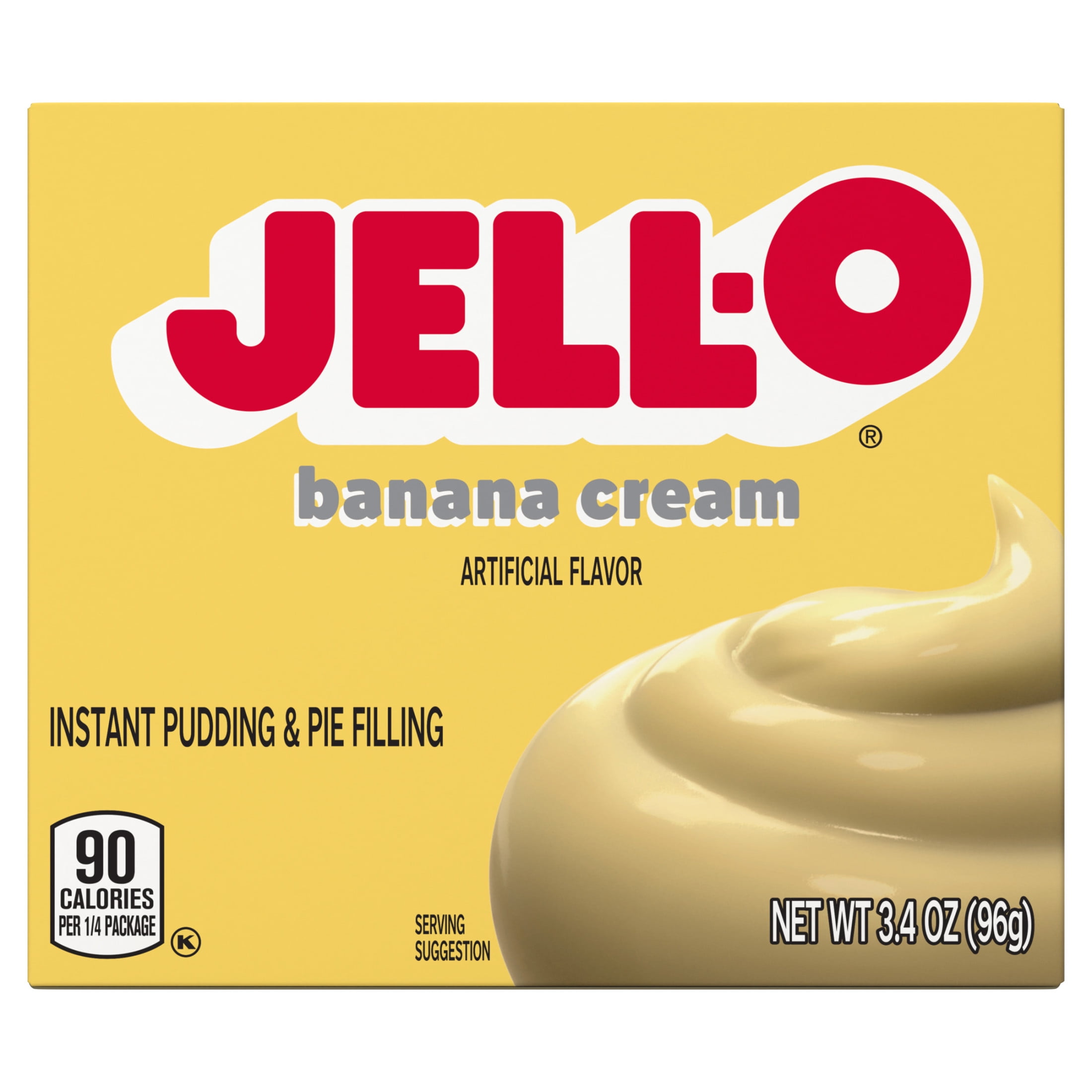 JELLO PUDDING BANANA CREAM 3.4OZ