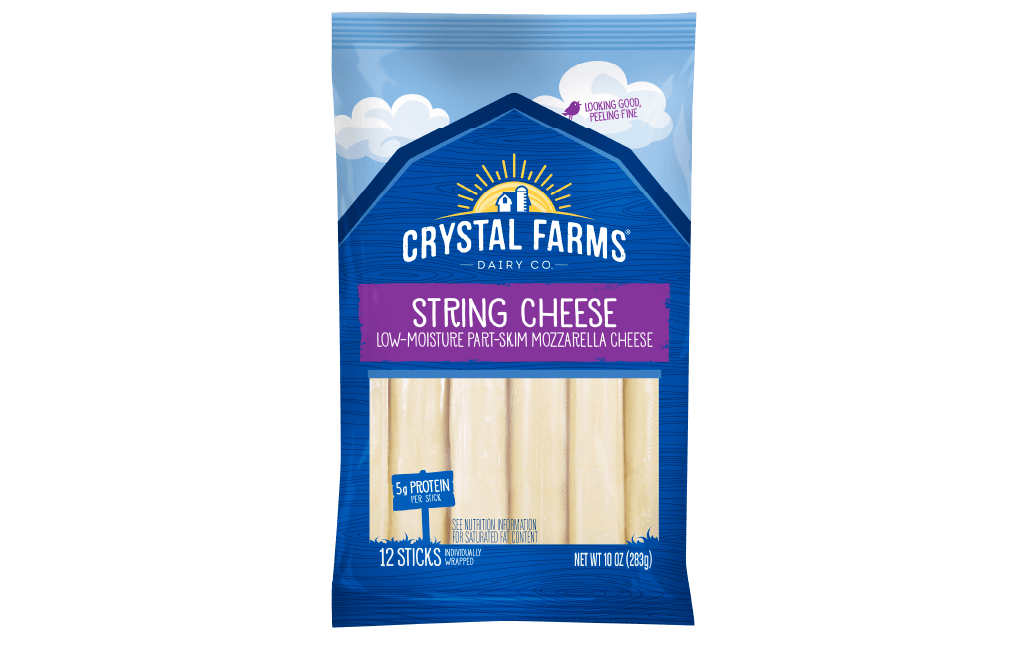 CRYSTAL FARMS STRING CHEESE 12P 10OZ