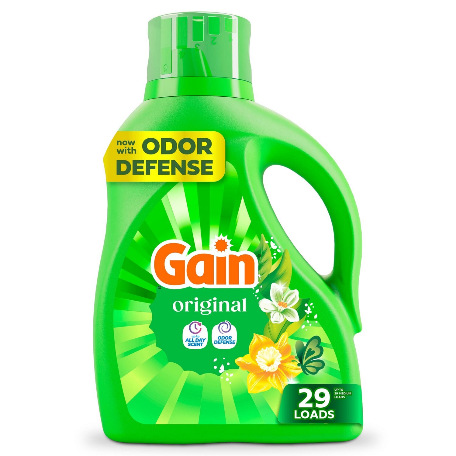 GAIN LAUNDRY DETERGENT ODOR DEFENSE 46OZ