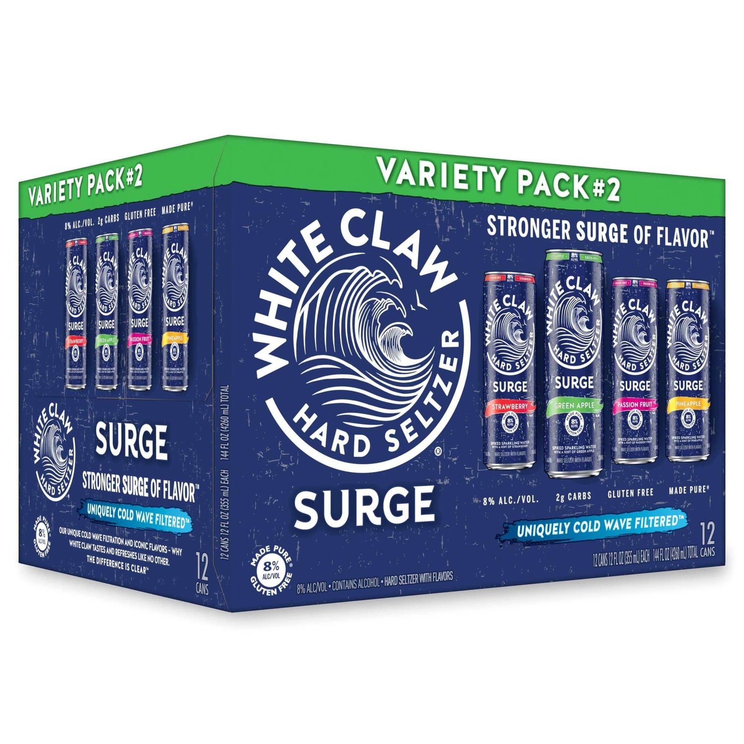 WHITE CLAW SURGE VARIETY 2 12P