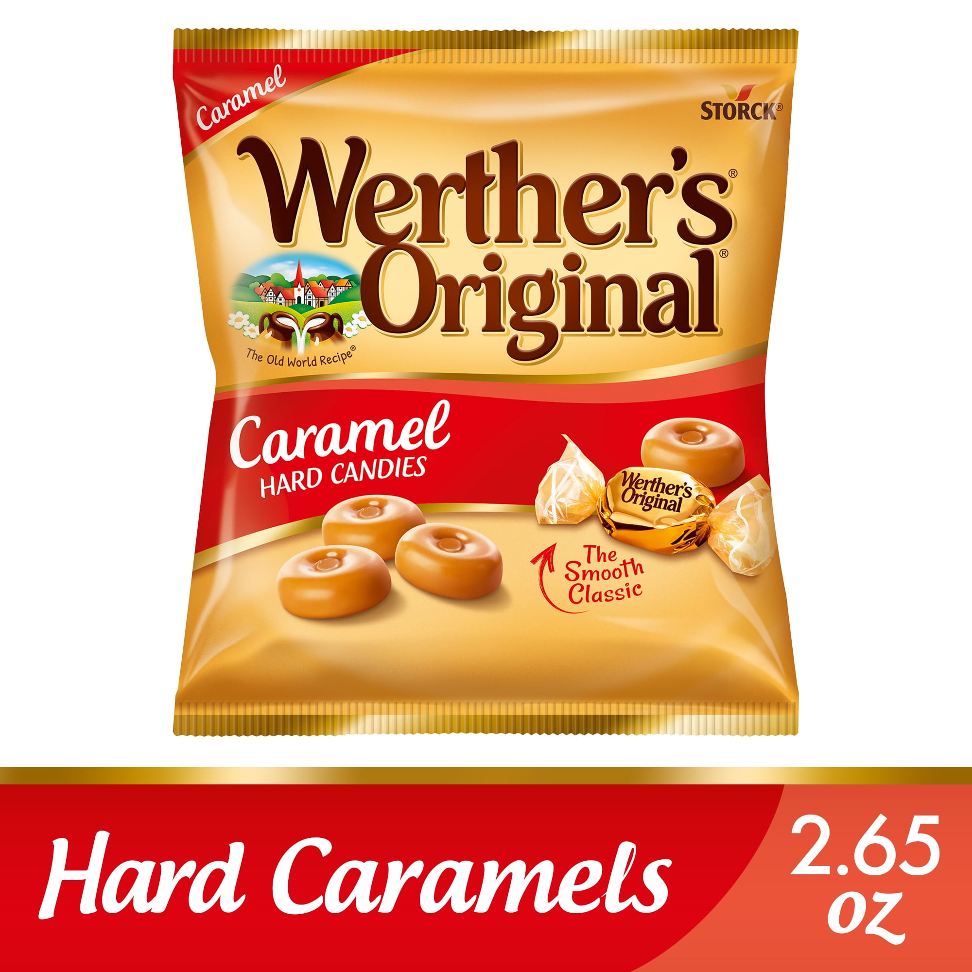 WERTHERS ORIGINAL CARAMEL HARD CANDIES
