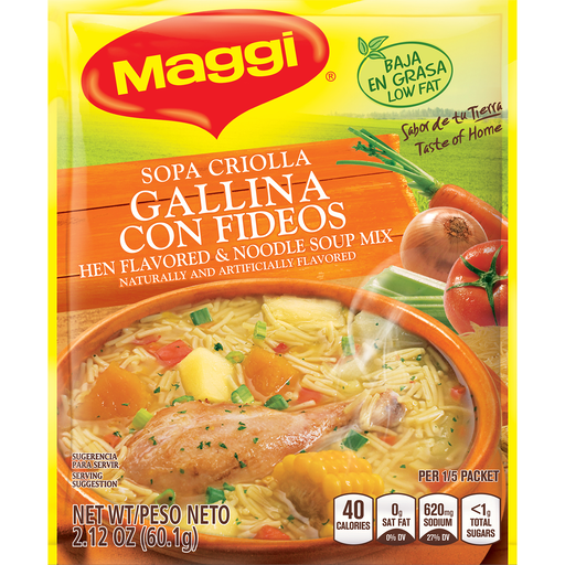 MAGGI SOPA CRIOLLA GALLINA 2.05OZ