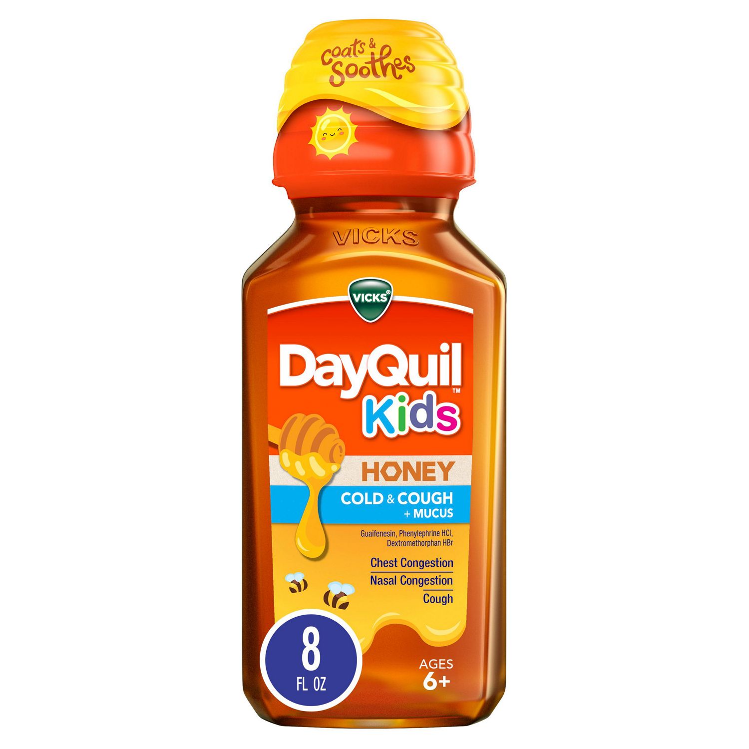 DAYQUIL KIDS COUGH & COLD HONEY 8OZ