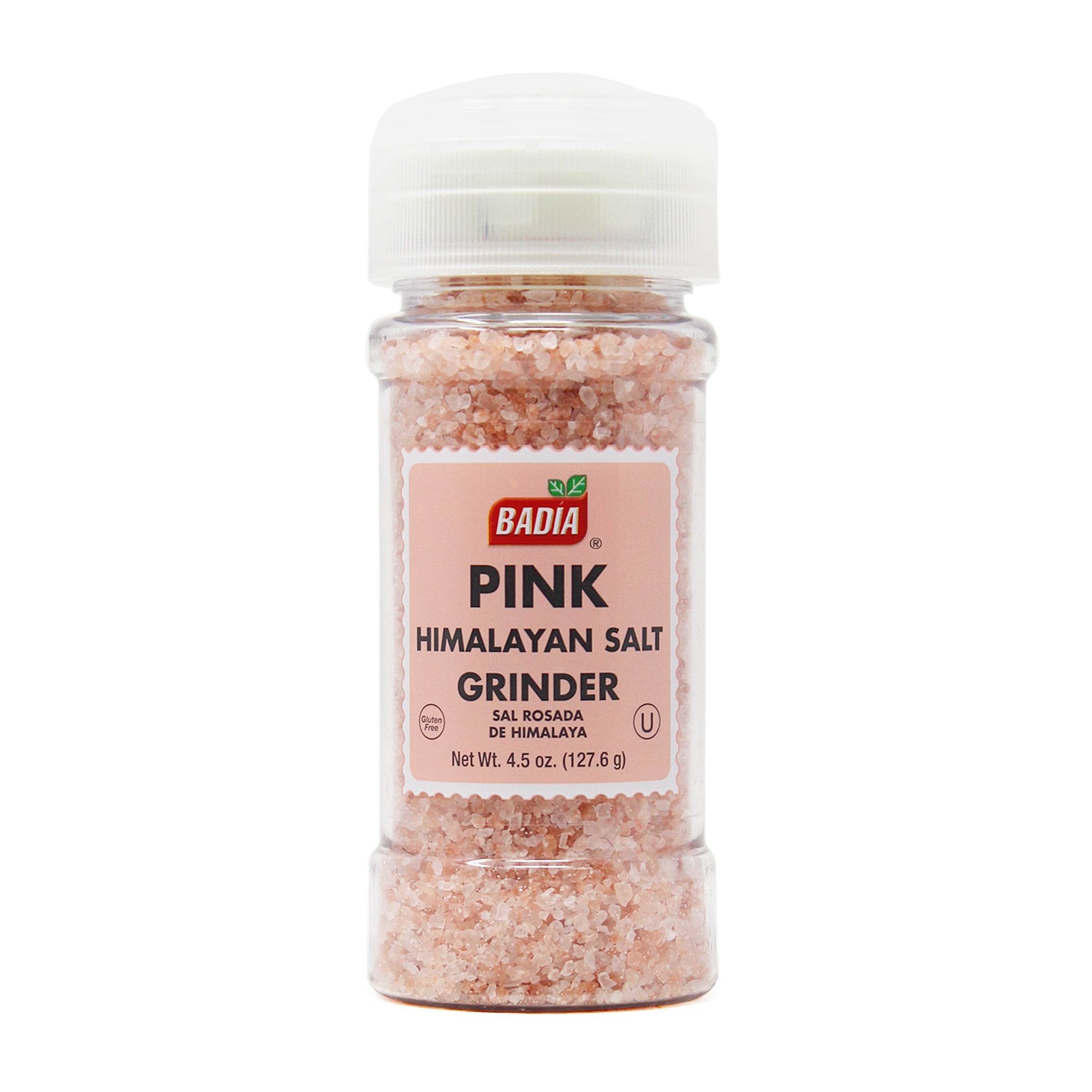 BADIA PINK HIMALAYAN SALT GRINDER 4.5OZ