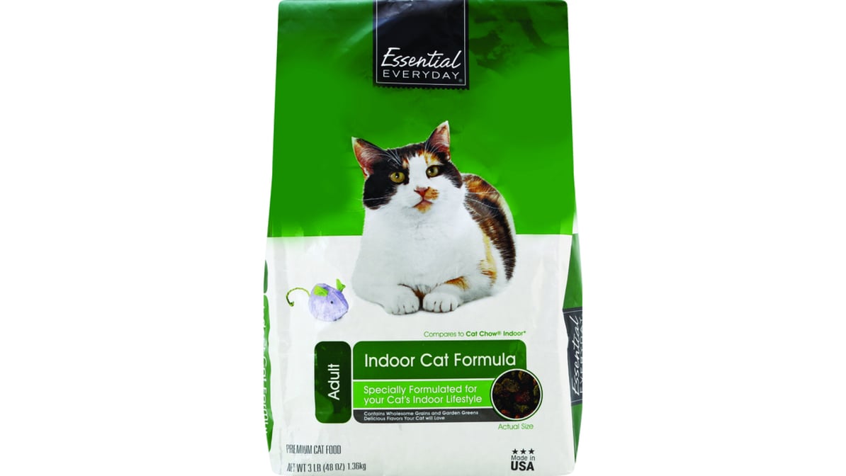 ESSENTIAL EVERYDAY INDOOR CAT FORMULA ADULT 48OZ.