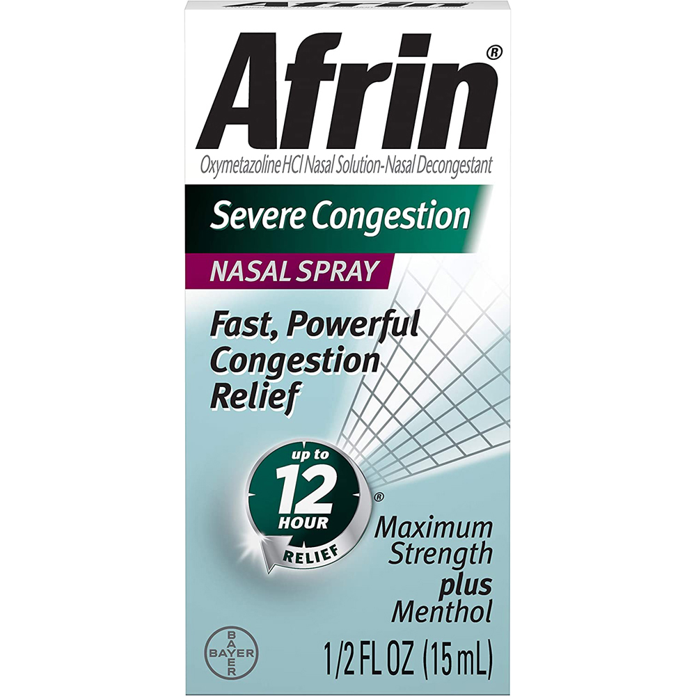 AFRIN SEVERE CONGESTION PLUS MENTHOL