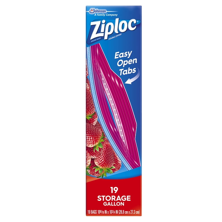 ZIPLOC STORAGE GALLON 19P