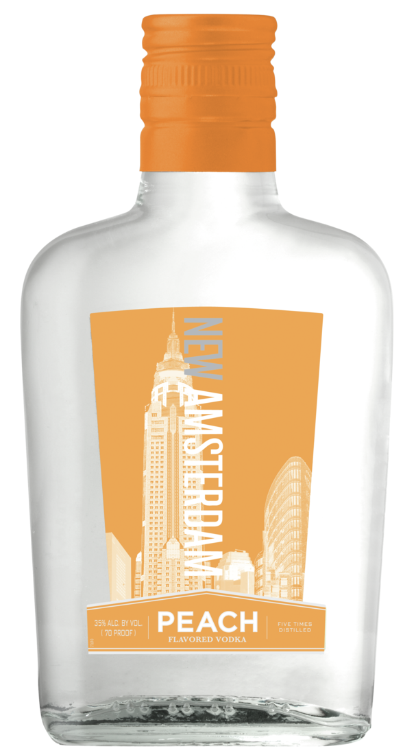NEW AMSTERDAM VODKA PEACH 200ML