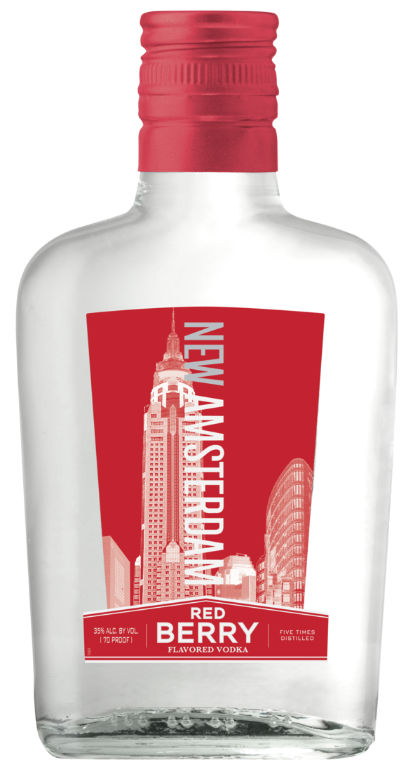NEW AMSTERDAM VODKA RED BERRY 200ML