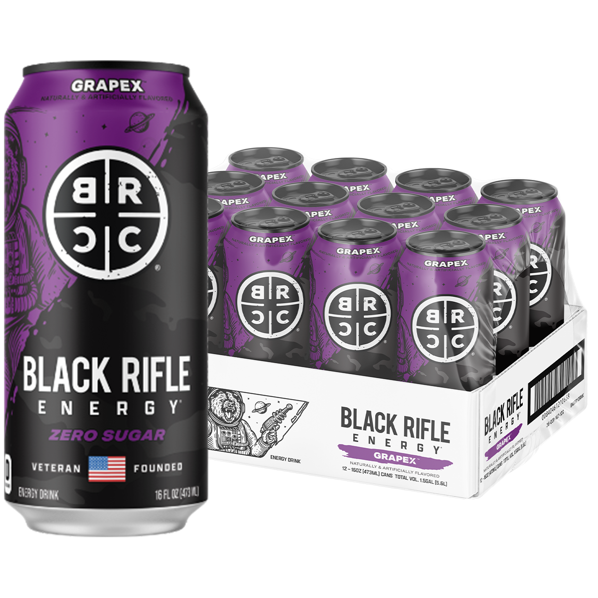 BLACK RIFLE ZERO SUGAR ZETERAN