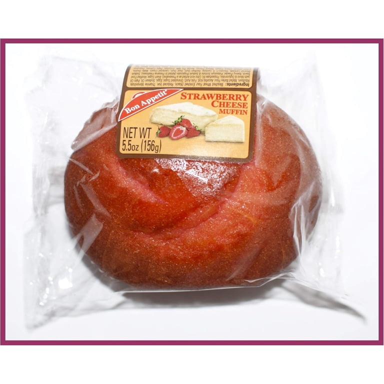 BON APPETIT STRAWBERRY CHEESE MUFFIN