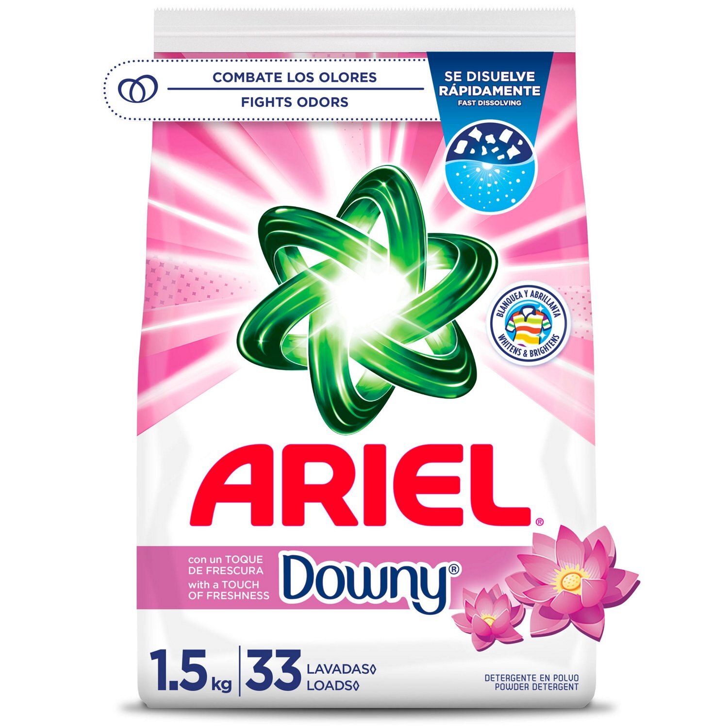 ARIEL DOWNY DETERGENT POWDER 52OZ