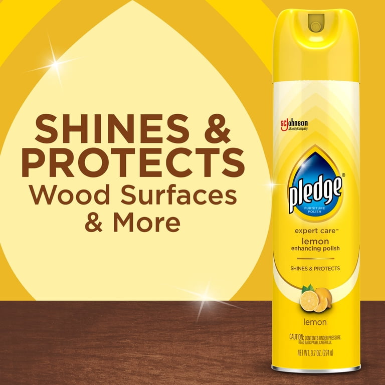 PLEDGE LEMON ENHANCING POLISH 9.7OZ