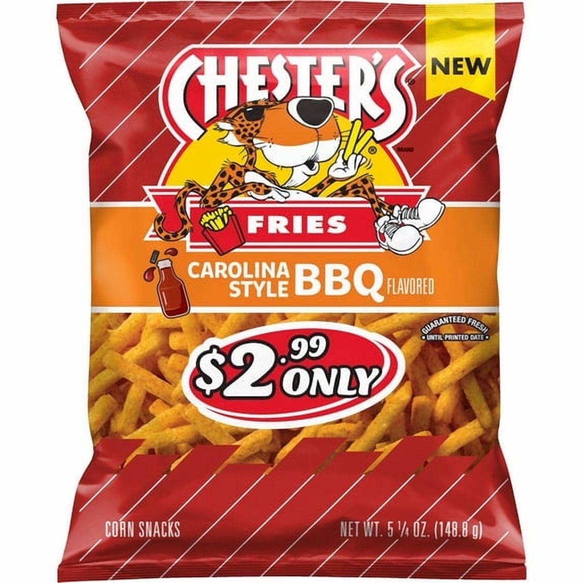 CHESTERS FRIES CAROLINA STYLE BBQ 2.25OZ